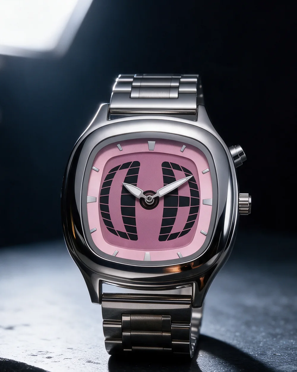 ORBIS Millenium Blush. Rosé-Zifferblatt · Schwarzer Orb.